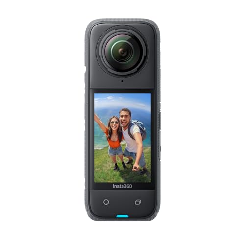 Insta360 X4-8K防水360度アクションカメラ、4K広角動画、見えない自撮り棒効果、着脱式レンズガード、135分の連続撮影可能なバッテリー、AI編集、手ブレ補正、スポーツ/旅行/アウトドア向け - 通常版 1枚目 画像