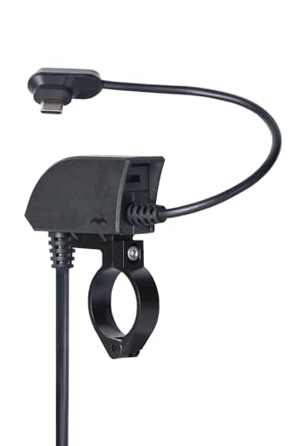 エーモン バイク専用 スマホ充電器 USB電源 Type-C 最大27W 急速充電 PD3.0 バッテリーに優しいPPS対応 専用クランプでガッチリ固定 適合ハンドル径 φ22.2 φ25.4 防滴 防塵仕様 【Amazon.co.jp限定】 エーモン(amon) バイク専用スマホ充電器 4876 1枚目 画像