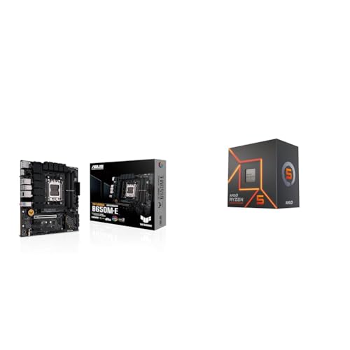 【セット買い】[Amazon.co.jp限定]ASUS TUF GAMING B650M-E AMD Ryzen 7000 シリーズ AM5 対応 B650 搭載 mATX マザーボード＋[Amazon.co.jp限定] AMD Ryzen 5 7600, with Wraith Stealth Cooler 3.8GHz 6コア / 12スレッド 38MB 65W 画像1