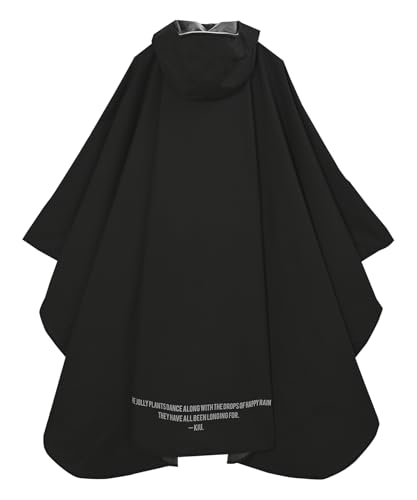 【2025】 KiU キウ レインポンチョ 2ND KiU RAIN PONCHO - 2ND 防水 撥水 はっ水 耐水 雨対策 大雨 台風 梅雨 防災 レインコート ポンチョ 雨具 雨ガッパ 雨合羽 収納袋 ポケット おしゃれ かわいい 通勤 通学 自転車 アウトドア フェス ユニセックス メンズ レディース 男女兼用 ブラック K405-900 最後 画像