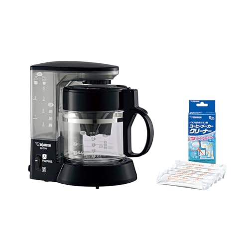 【洗浄剤セット】象印 コーヒーメーカー EC-TG40AM-BA + パイプ洗浄用クエン酸 EC-ZA01-J 1枚目 画像