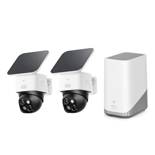 Anker Eufy Security SoloCam S340 (屋外カメラ)x2個 + HomeBase(ホームベース) セット 1枚目 画像