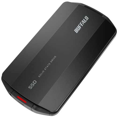 【Amazon.co.jp限定】バッファロー SSD 外付け 1TB USB3.2 Gen2 Type‐C 最大読出速度1050MB/秒 防塵防滴 IP55 耐衝撃 MIL‐STD ポータブル【 iPhone 15 15Pro Windows MacOS ChromeOS PS4 PS5 メーカー動作確認済み】SSD-PHP1.0U3BA/N 画像1