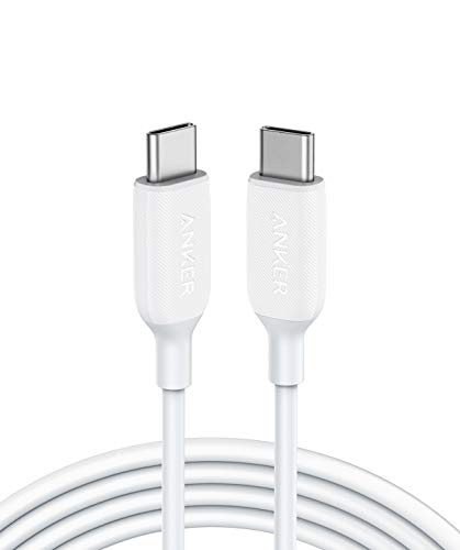 Anker PowerLine III USB-C & USB-C 2.0 ケーブル (1.8m ホワイト) 超高耐久 60W USB PD対応 iPhone 16 / 15 MacBook Pro/Air iPad Pro Galaxy 等対応 1枚目 画像