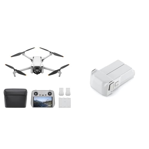 DJI Mini 3 Fly Moreコンボ(DJI RC付属) + インテリジェント フライトバッテリー Plus ドローン 撮影 小型 4K ミニドローン カメラ付き HDR動画撮影 追加バッテリー(駆動時間38分) ×2 初心者向け 縦向き撮影 インテリジェント機能搭載 折り畳み式 軽量 賠償責任保険1年無償付き 1枚目 画像