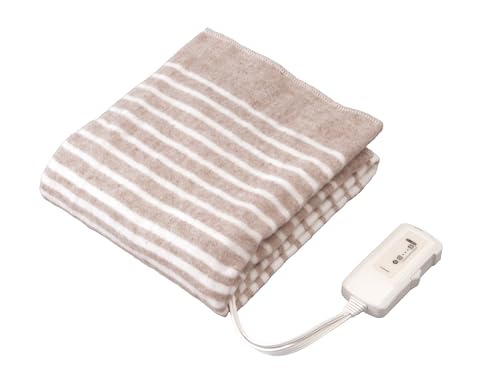 【Amazon.co.jp限定】 コイズミ 電気毛布 敷毛布 130×80cm 丸洗い可 頭寒足熱配線 ダニ退治 無段階温度調節 節電 省エネ KDS-40242 画像1
