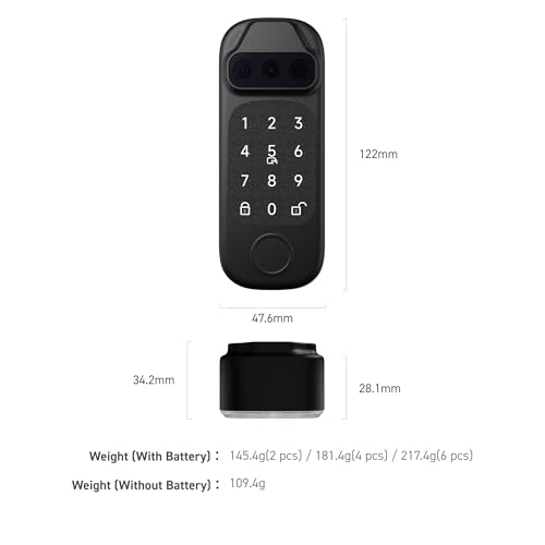 キャンディハウス(CANDY HOUSE) SESAME FACE PRO セサミフェイスプロ 顔認証 静脈認証 電池6本入り 指紋認証パッド ICカードリーダー Suica対応 PASMO対応 Apple watch Felica MIFAIR モバイルSuica 工事不要 取付カンタン 防犯対策 最後 画像