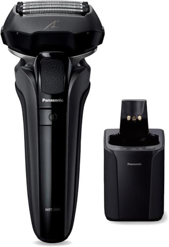 【Amazon.co.jp限定】パナソニック ラムダッシュPRO メンズシェーバー 5枚刃 全自動洗浄充電器 お風呂剃り可 黒 ES-NLV7X-K 画像1