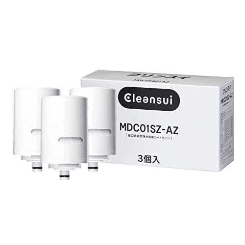 【Amazon.co.jp限定 純正品】 クリンスイ 浄水器 蛇口直結型 MONOシリーズ 交換カートリッジ (MDC01S×3個入り) MDC01SZ-AZ 画像1