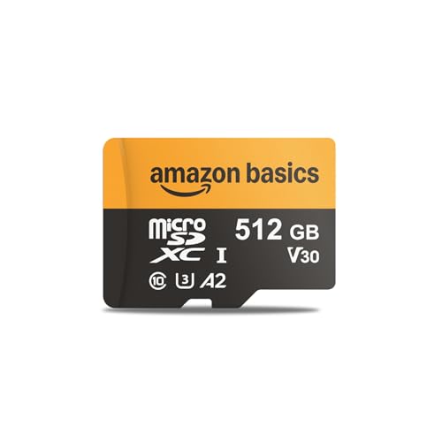 Amazonベーシック 512GB microSDXCカード (アダプター付き) 読み取り速度最大200MB/秒 1個入り 画像1