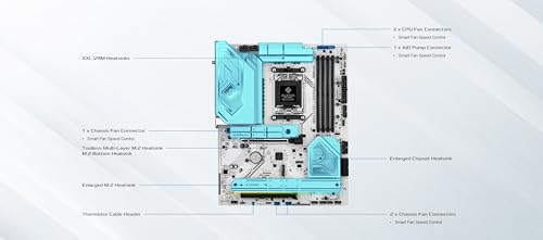 ASRock マザーボード B850 Steel Legend WiFi AMD Ryzen 9000 / 8000 / 7000 シリーズ CPU (Soket AM5) 対応 DDR5 ATX マザーボード 【国内正規代理店品】 中間 画像