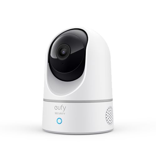 Anker Eufy IndoorCam 2K Pan & Tilt（見守りカメラ)【屋内カメラ/ネットワークカメラ/ベビーモニター/ペット見守り/音声アシスタント/ナイトビジョン/モーショントラッキング/全周囲監視】 画像1