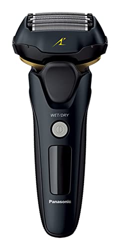 パナソニック メンズシェーバー 電気シェーバー ラムダッシュ 5枚刃 お風呂剃り 黒 ES-NLV68-K 1枚目 画像