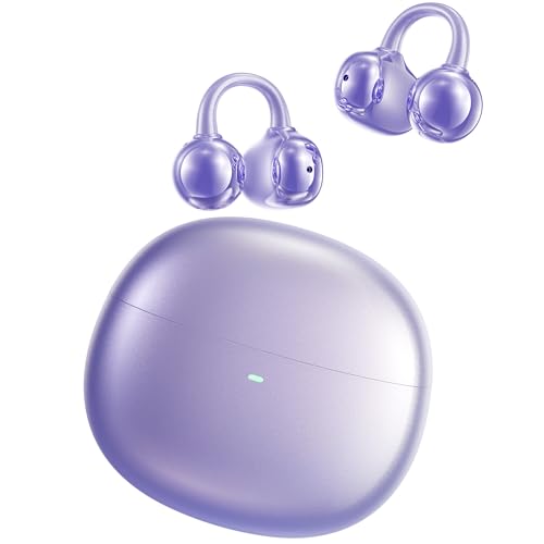 KEYPAL イヤーカフ イヤホン bluetooth ワイヤレスイヤホン【究極の装着感！極上の音質！新次元のリスニング体験】オープンイヤーイヤホン 最先端Bluetooth5.4技術 Hi-Fi音質 AI通話 ノイズキャンセリング マイク付き 音漏れを抑え 40長時間再生AAC/SBCに対応 耳を塞がない プレゼントに最適 画像1