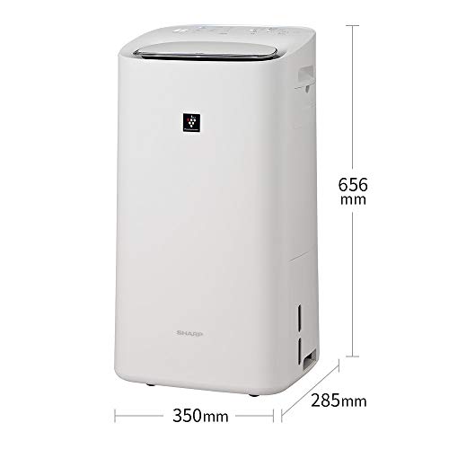シャープ 衣類乾燥 除湿加湿空気清浄機 KI-SD50-W 除湿 加湿 空気浄化 プラズマクラスター25000 空気清浄 21畳 加湿量 約400ml/h 除湿 5.0/5.6L/日 衣類乾燥 キャスター付 コンパクト 最後 画像