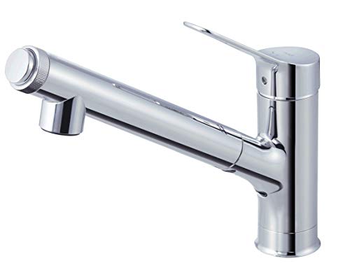 LIXIL ( リクシル ) INAX ハンドシャワー付 浄水器内蔵 シングルレバー 混合水栓 RJF-971Y 一般地用 混合栓 水栓 キッチン水栓 水道 蛇口 節水 画像1