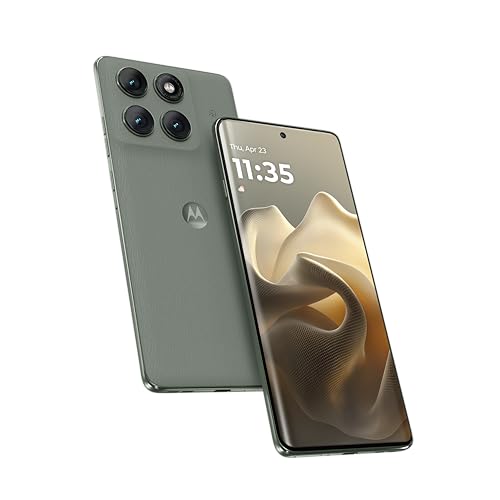 Motorola(モトローラ) edge 60 pro PANTONE｜12GB/256GB｜シャドーグリーン｜SIMフリースマホ 本体 端末｜NFC/FeliCa 対応｜正規代理店品｜6.7インチ｜有機EL｜Super HD｜IP68・IP69防水防塵｜大容量バッテリー 5,000mAh｜PB7U0000JP 画像1