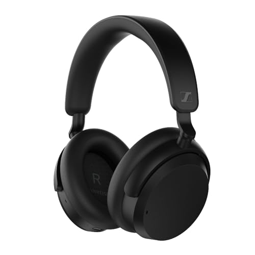 ゼンハイザー(Sennheiser) ワイヤレスヘッドホン ACCENTUM Wireless ブラック 高性能ドライバー 50時間再生 ノイズキャンセリング クリアな通話 画像1