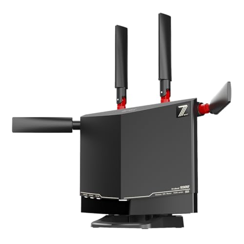 【Amazon.co.jp限定】 バッファロー WiFi ルーター 無線 LAN Wi-Fi 7 11be トライバンド 6ストリーム 5764 + 2882 + 688 Mbps 有線 10Gbps エコパッケージ 【 iPhone 16e / 16 / 15 / 14 / Nintendo Switch / PS5 動作確認済み 】 WXR9300BE6P/N 画像1