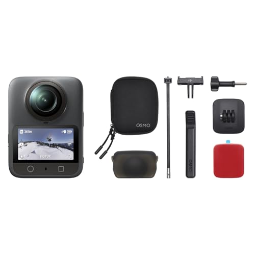 DJI Osmo 360 三人称視点ヘルメットコンボ、1インチ360°イメージングエリアを備えた360°カメラ、ネイティブ8K 360°動画 、4K/120fps & 170°ブーストビデオ、三人称視点ヘルメット マウント キット、エクストリーム スポーツ用アクションカメラ 1枚目 画像