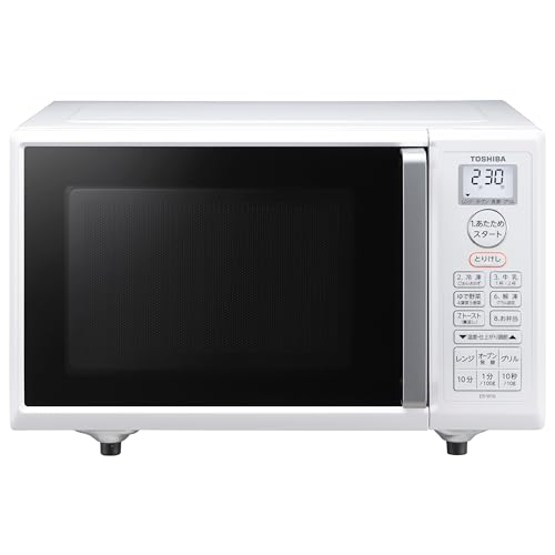 東芝(TOSHIBA) 電子レンジ オーブンレンジ 一人暮らし 16L フラットテーブル トースト機能付き ホワイト ER-W16(W) 画像1