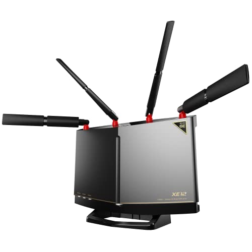 【Amazon.co.jp限定】 バッファロー WiFi ルーター 無線 LAN Wi-Fi 6E 11ax 6GHz トライバンド 12ストリーム 4803 + 4803 + 1147 Mbps 有線 10Gbps エコパッケージ 【 iPhone 16e / 16 / 15 / 14 / Nintendo Switch / PS5 動作確認済み 】 WXR-11000XE12/N 画像1