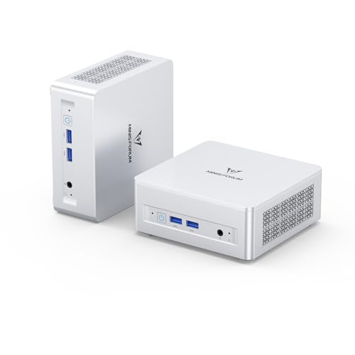 MINISFORUM UM750L Slim ミニpc AMD Ryzen 5 7545U LPDDR5-6400 16GB 1TB SSD ミニパソコン Windows 11 Pro Radeon 680M グラフィック HDMI2.1 |DP1.4|USB4 3画面出力|PD給電対応 2.5Gbps LAN/Wi-Fi6E/BT5.2搭載 小型デスクトップPC 1枚目 画像