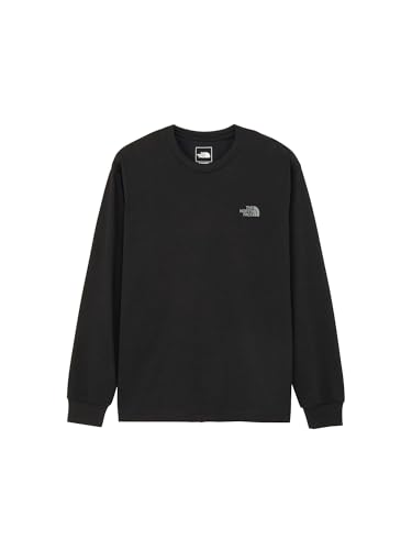 [ザ・ノース・フェイス] 長袖 カットソー ロンT L/S Back Square Logo Tee ブラック/ブラック L 最後 画像