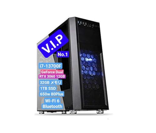 ダルマPC (DarumaPC) WiFi6 + Bluetooth デスクトップパソコン ゲーミングPC (Windows 11 Pro【Office 2021】, i7-13700F|3060 12GB| 32GB|SSD 1TB) 1枚目 画像