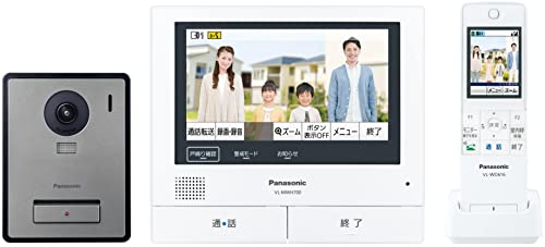 パナソニック テレビドアホン 高感度カメラ搭載 外出先でも訪問者の対応可能 VL-SWZ700KF 画像1