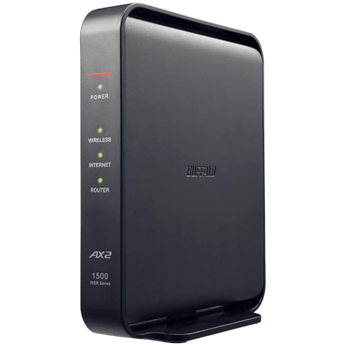 【Amazon.co.jp限定】 バッファロー WiFi ルーター 無線LAN Wi-Fi 6 11ax / 11ac AX1500 1201+300Mbps Easy Mesh 日本メーカー 【 iPhone 16e / 16 / 15 / 14 / Nintendo Switch / PS5 動作確認済み 】 エコパッケージ WSR-1500AX2L/N 画像1