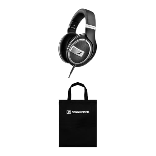 【セット買い】【Amazon.co.jp限定】ゼンハイザー Sennheiser ヘッドホン 有線 HD 599 SE + ロゴ入りエコバッグ セット オープン型 開放型 ブラック 【国内正規品】 1枚目 画像