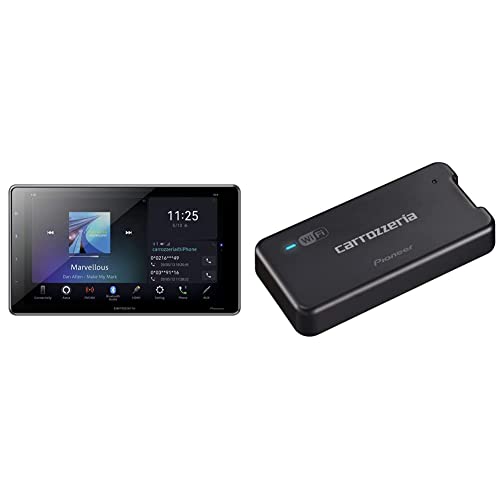 【セット買い】 Pioneer パイオニア ディスプレイオーディオ DMH-SF700 9インチ フローティング AppleCarPlay AndroidAuto™対応 Amazon Alexa搭載 + Wi-Fiルーター DCT-WR100D 車載用 カロッツェリア 1枚目 画像