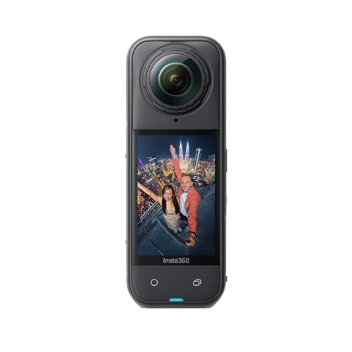 【高梨沙羅さん愛用】Insta360 X5 通常版 |8K対応・防水・360度全景アクションカメラ|夜景に強く“見えない自撮り棒”対応・手ブレ補正・交換レンズ&長時間バッテリー搭載! 1枚目 画像