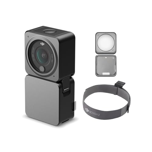 DJI Action 2 Powerコンボ(128GB) アクションカメラ 4K 駆動時間延長 電源モジュール 超広角155°FOV ジンバル 磁気で装着 手ブレ補正技術 防水カメラ アクションスポーツや日常の撮影 耐衝撃性 防塵性 8倍スローモーション Vlog/旅行/バイク/アウトドア用 【国内正規品】 1枚目 画像