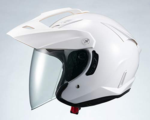 マルシン(MARUSHIN) バイクヘルメット スポーツ ジェット TE-1 ホワイト Lサイズ (59-60cm) MSJ1 1001115 中間 画像