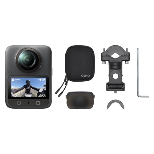 DJI Osmo 360 モーターサイクル ハンドルバーPOVコンボ、1インチ360°イメージングエリアを備えた360°カメラ、170° FOV、ネイティブ8K 360°動画 、マグネットクイックリリース設計、ハンドルバー視点用のヘビーデューティー マウント、ライダー用アクションカメラ 1枚目 画像