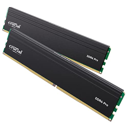 Crucial(クルーシャル) PRO (マイクロン製) デスクトップ用メモリ 16GBX2枚 DDR4-3200 メーカー制限付無期限保証CP2K16G4DFRA32A【国内正規代理店品】 画像1