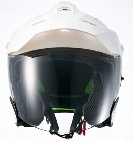 マルシン(MARUSHIN) バイクヘルメット スポーツ ジェット TE-1 ホワイト Lサイズ (59-60cm) MSJ1 1001115 中間 画像