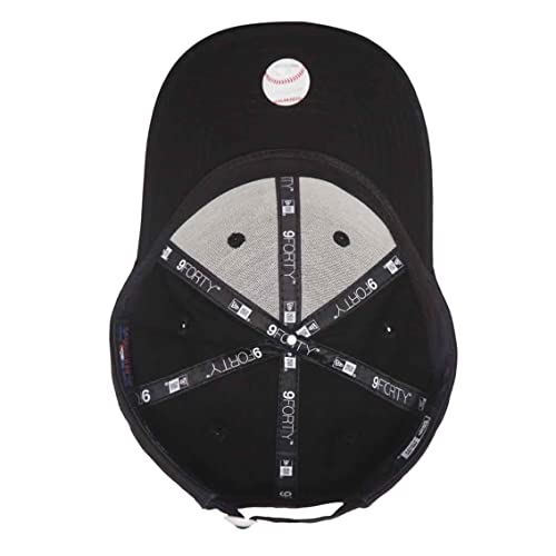 New Era キャップ 940 9FORTY アジャスター付 フリーサイズ LA コットン 綿 野球帽 帽子 メンズ レディース ジェンダーフリー (ブラック/ホワイト) [並行輸入品] 中間 画像