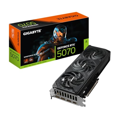 GIGABYTE NVIDIA Geforce RTX5070 搭載 グラフィックボード GDDR7 12GB ギガバイト 【国内正規代理店品】GV-N5070WF3OC-12GD 1枚目 画像