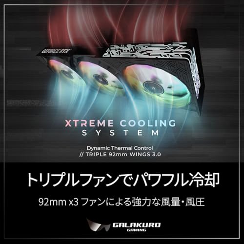 玄人志向 NVIDIA GeForce RTX 5080 搭載 グラフィックボード 16GB OCモデル トリプルファン 【国内正規品】 GG-RTX5080-E16GB/OC/TP 中間 画像