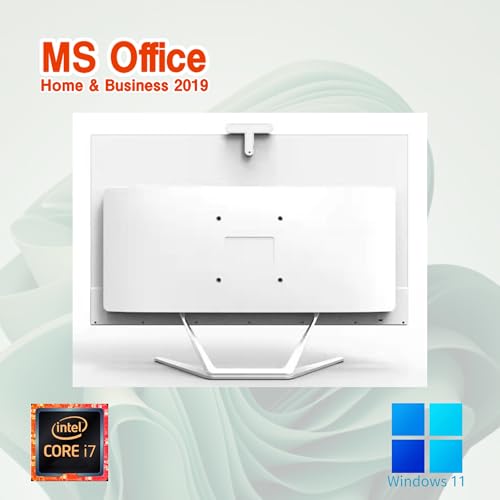 【整備済み品】大画面23.8型フルHD/wajun一体型 PC/Pro-X9【高性能i7搭載】Win11 Pro/MS Office H&B 2019/i7-3520M/Wi-Fi/Bluetooth/カメラ付/8GB/SSD128GB 中間 画像