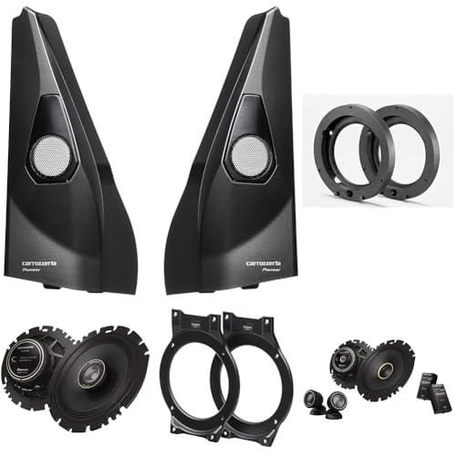 【セット買い】パイオニア ジムニー/ジムニーシエラ 専用 UD-K301 トゥイーター取付キット + UD-K124 スピーカー取付キット + TS-C1640S カスタムフィットスピーカー セパレート ハイレゾ対応+UD-K127 リアスピーカー取付キット + TS-C1640 カスタムフィットスピーカー コアキシャル ハイレゾ対応 スピーカーセット 【ハイグレード】カロッツェリア 1枚目 画像