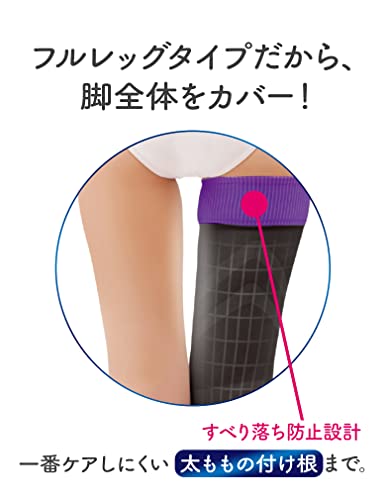 メディキュット 【Amazon.co.jp 限定】着圧ソックス 寝ながら フルレッグ 太もも EX 高圧力タイプ M + おまけ付き 中間 画像