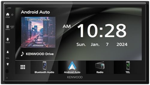 【Amazon.co.jp 限定】 ケンウッド(Kenwood) ディスプレイオーディオ 7インチ メーカー3年保証 DMX5523SAZ ワイヤレス接続「Apple CarPlay」「Android Auto」対応 WSVGAの 静電タッチパネル搭載 ステリモ対応ワイヤレスミラーリング 画像1
