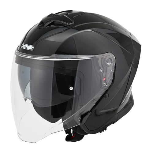 デイトナ(Daytona) バイク ヘルメット ジェット SG規格 高強度ABS スポーツ設計 インナーバイザー / スピーカーホール 装備 DN-006SJ ブラック XLサイズ(61-62cm) 61071 1枚目 画像