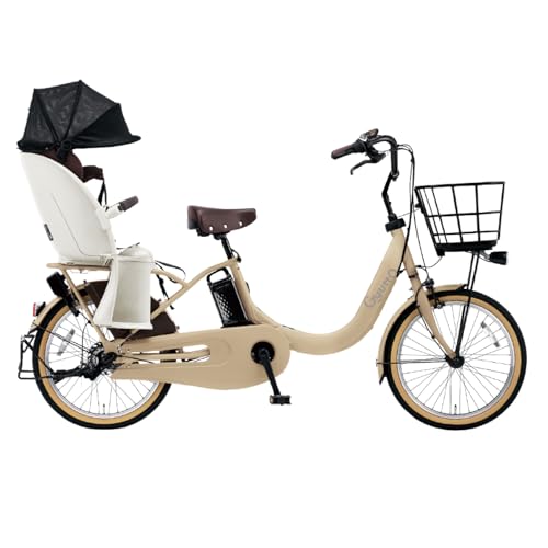 【自転車 完全品|自転車安全整備士点検済】電動自転車 パナソニック (Panasonic) ギュット・クルームR・EX 20インチ 2025年モデル BE-FRE034 マットキャメル 電動アシスト自転車 子供乗せ自転車 ギュット 1枚目 画像