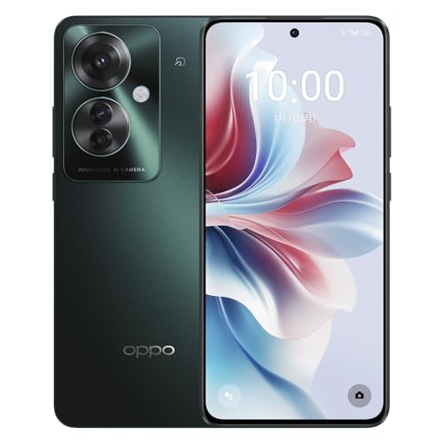 OPPO SIMフリー スマートフォン OPPO Reno11 A 5G スマホ 本体 日本語版 6.7インチ 有機ELディスプレイ 6400万画素 2412×1080 120Hz 67W急速充電 docomo/au/SoftBank/Rakuten Mobile 回線対応 携帯電話 おサイフケータイ ディスプレイ指紋認証 顔認証 8GB RAM 16GB拡張+128GB ROM 2TB拡張可能 1枚目 画像