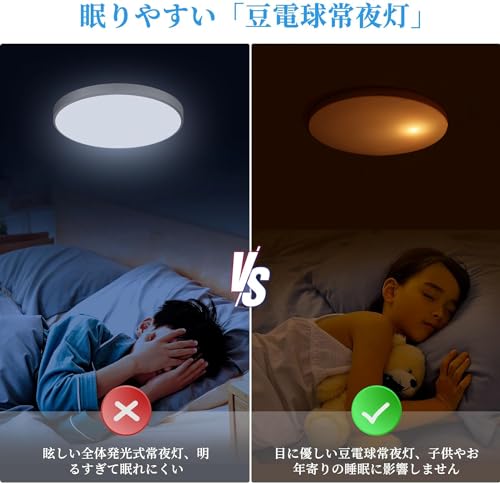 Coizabera LED シーリングライト 6畳 28W 3600lm 2個セット 調光調色 リモコン操作 スマホAPP操作 天井照明器具 電気 蛍光灯 洋室 和室 リビング/キッチン/寝室/洗面所 適用 白枠2個セット 中間 画像